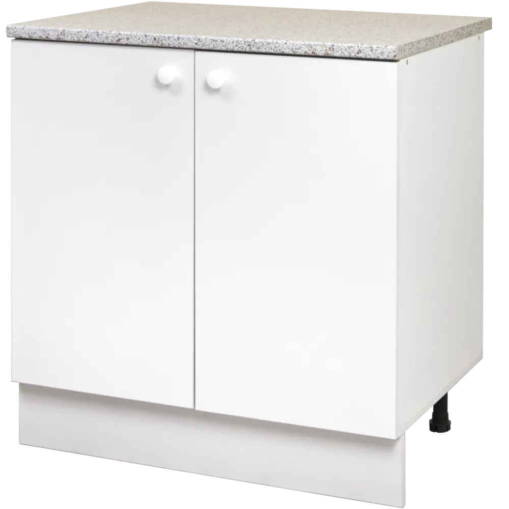 Шкаф напольный Бэлла 80x86x60 см ЛДСП цвет белый 82557152 STLM-2066067 Santreyd