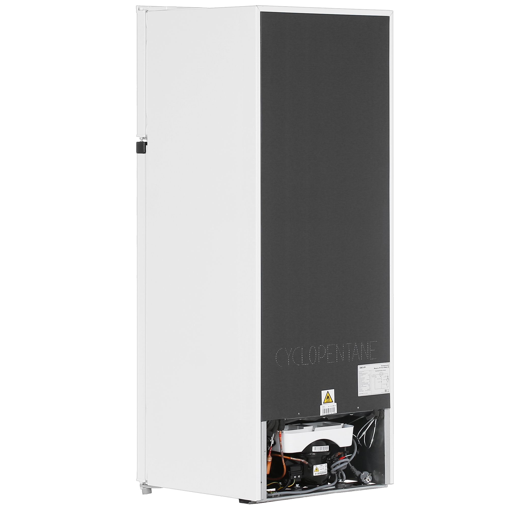 1622946 Холодильник с морозильником   DEXP RF-TD210NMA/W белый STDN-0064122 - Вид №4