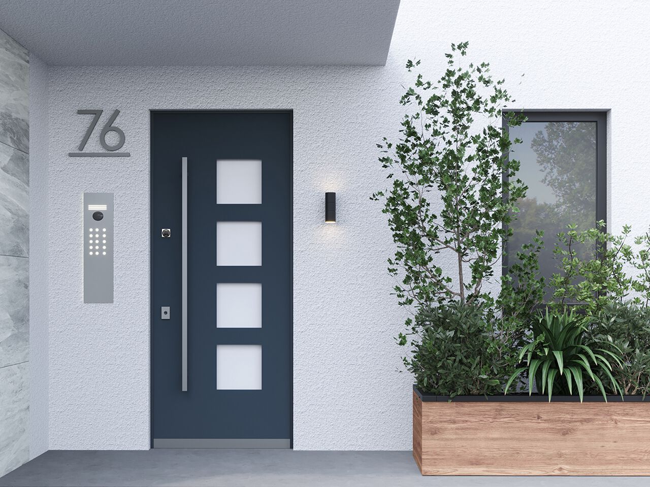 Бронированная входная дверь для экстерьера Gasperotti HABITAT EX.70 SUNNY COM ARCH-00076095 - Вид №1