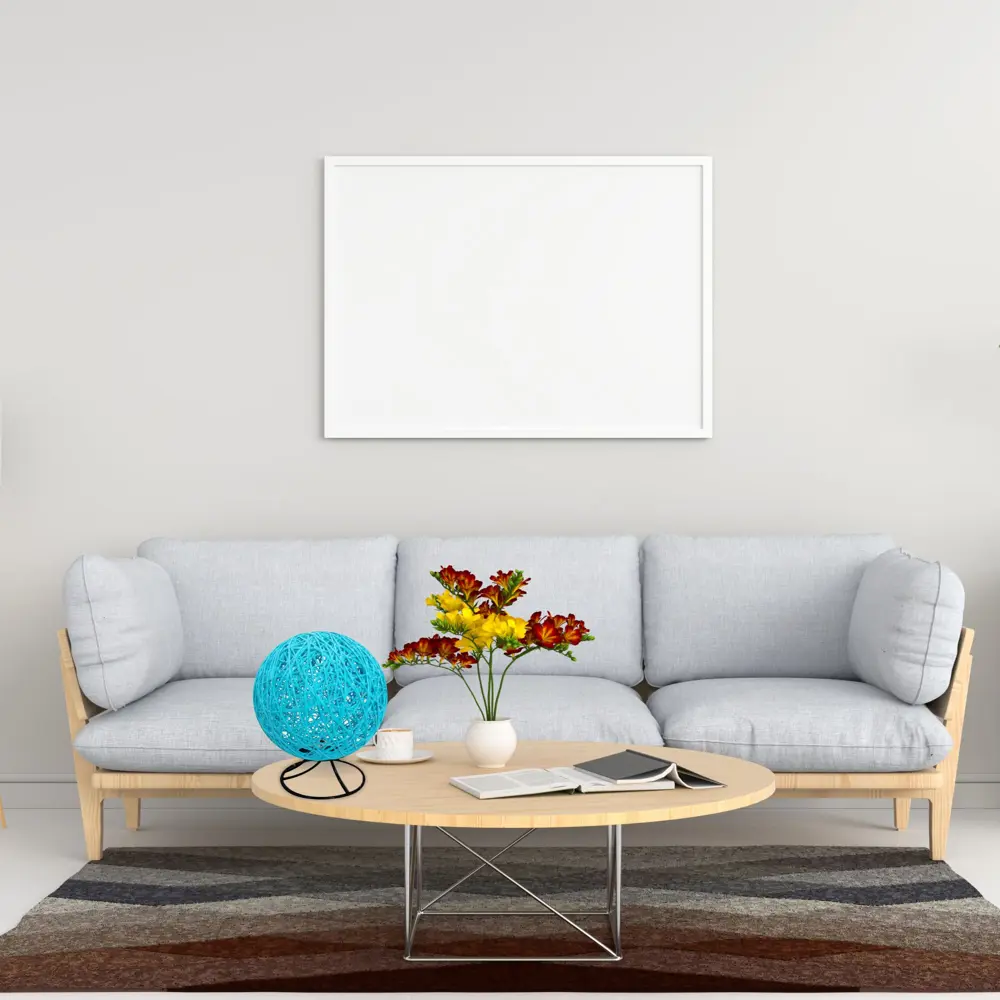 Ночник светодиодный «Ротанговая нить» 1.5 м? тёплый белый свет цвет голубой APEYRON STLM-2023122 - Вид №13