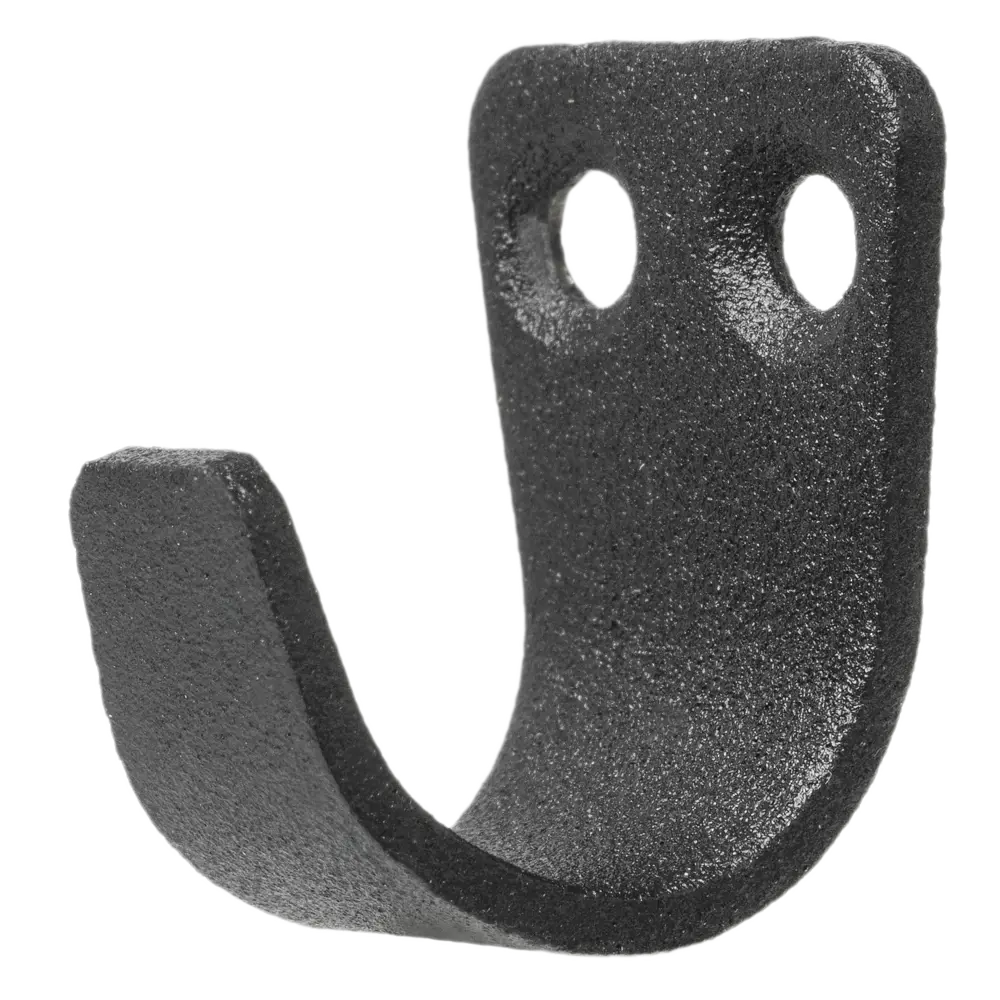 Вешалка настенная №1 1 крючок цвет черный VILPLAST STLM-2024828