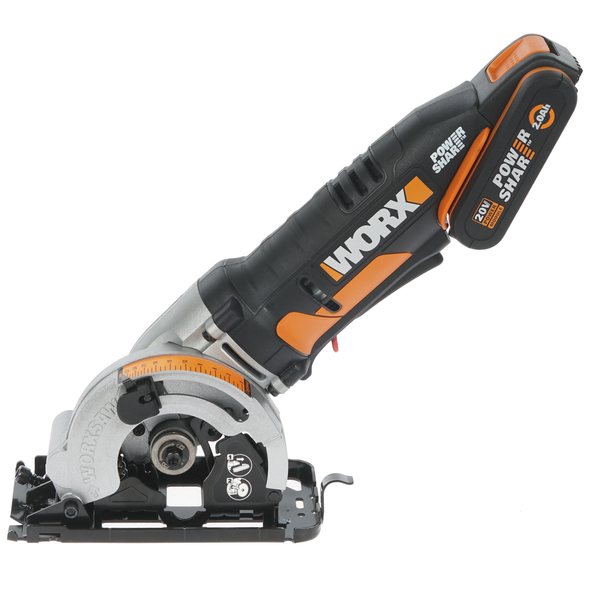 Пила дисковая Worx WX527 PowerShare 20V 8143023 STDN-0044338 - Вид №1