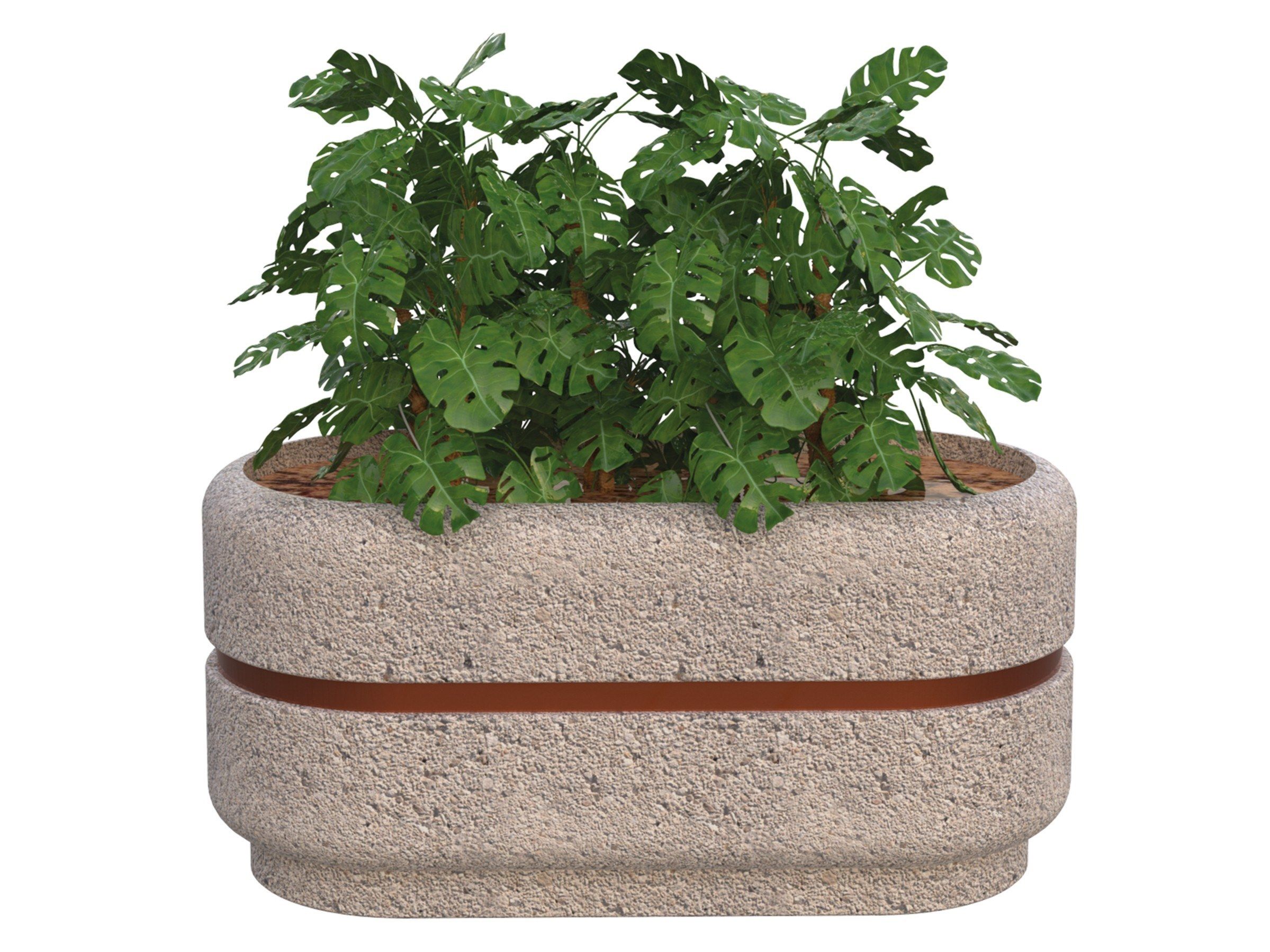 Овальный бетонный плантатор Lazzari CHLOE ARCH-00141002 - Вид №1