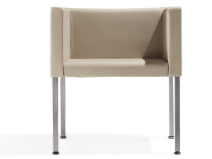 Тканевый стул для конференций с подлокотниками