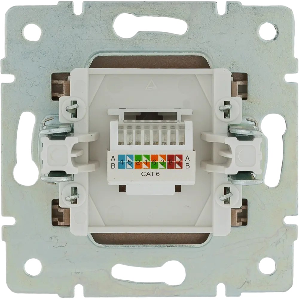 Розетка компьютерная встраиваемая Lexman Виктория RJ45, цвет матовая бронза STLM-2125675 - Вид №4