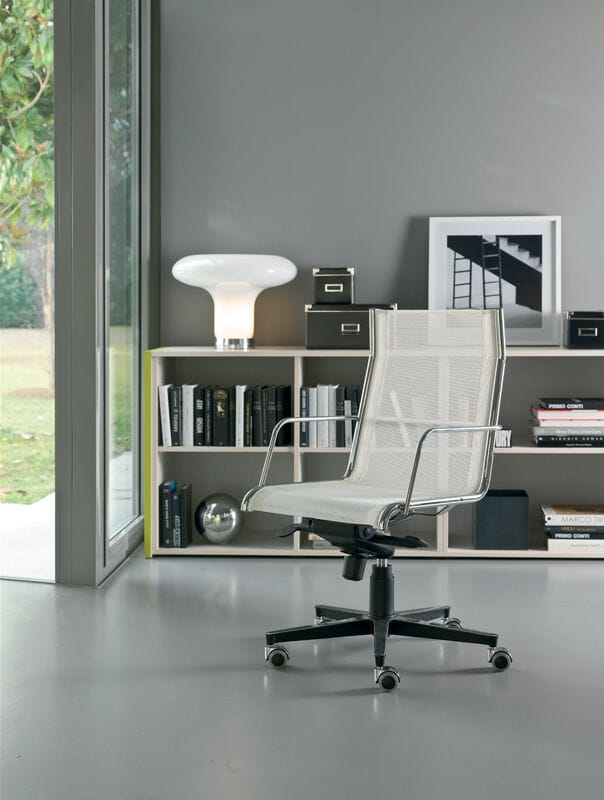 5-спицевое кожаное офисное кресло с колесами i 4 Mariani ARCH-00096359 - Вид №5