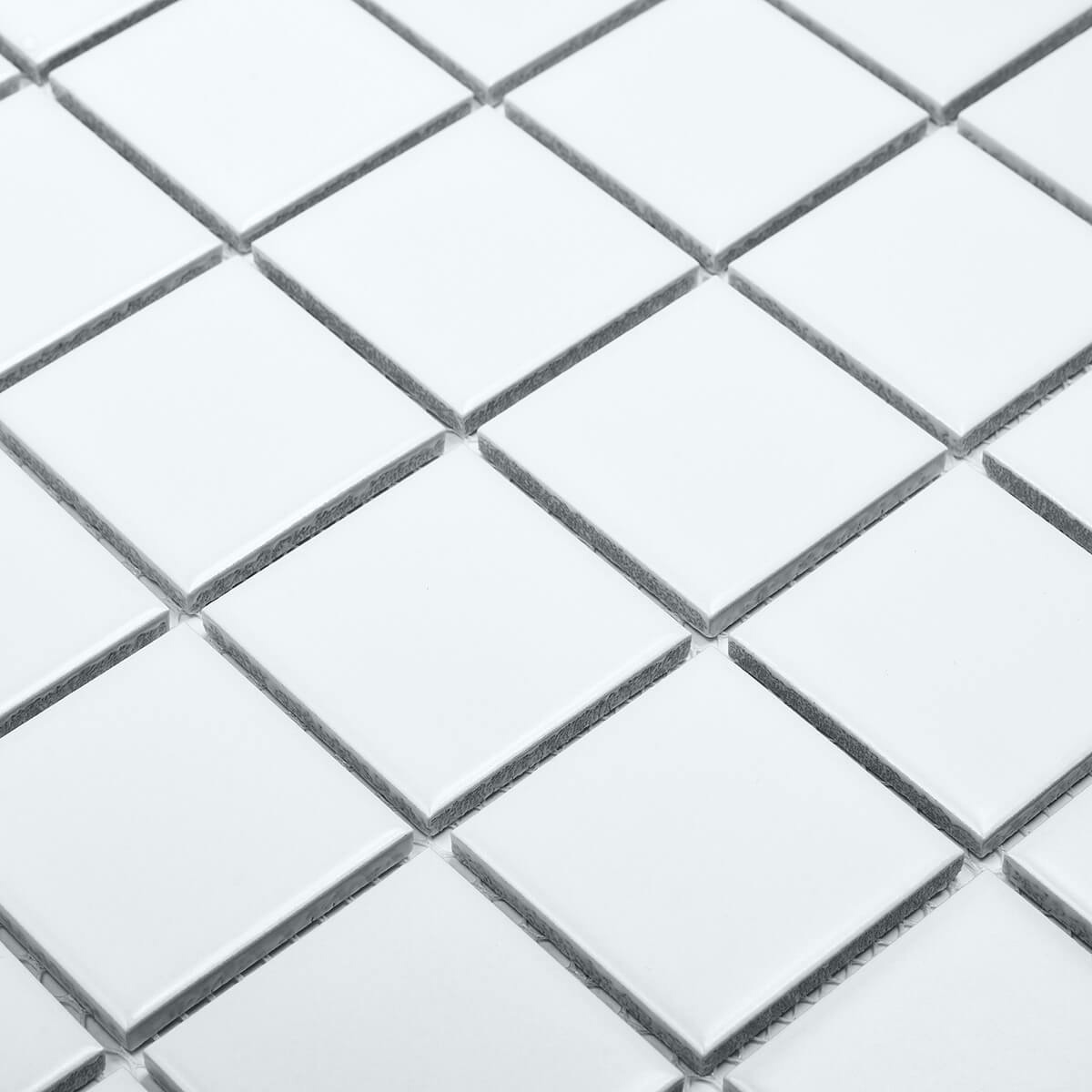 Белоснежная симфония: мозаика Starmosaic Mosaic White Matt STP-ST421 INCOLOR - Вид №5