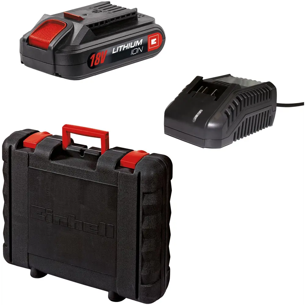 Дрель-шуруповерт аккумуляторная ударная Einhell TC-CD 18-2 Li-i, 18 В Li-ion 2x1.5 Ач STLM-2103483 - Вид №5