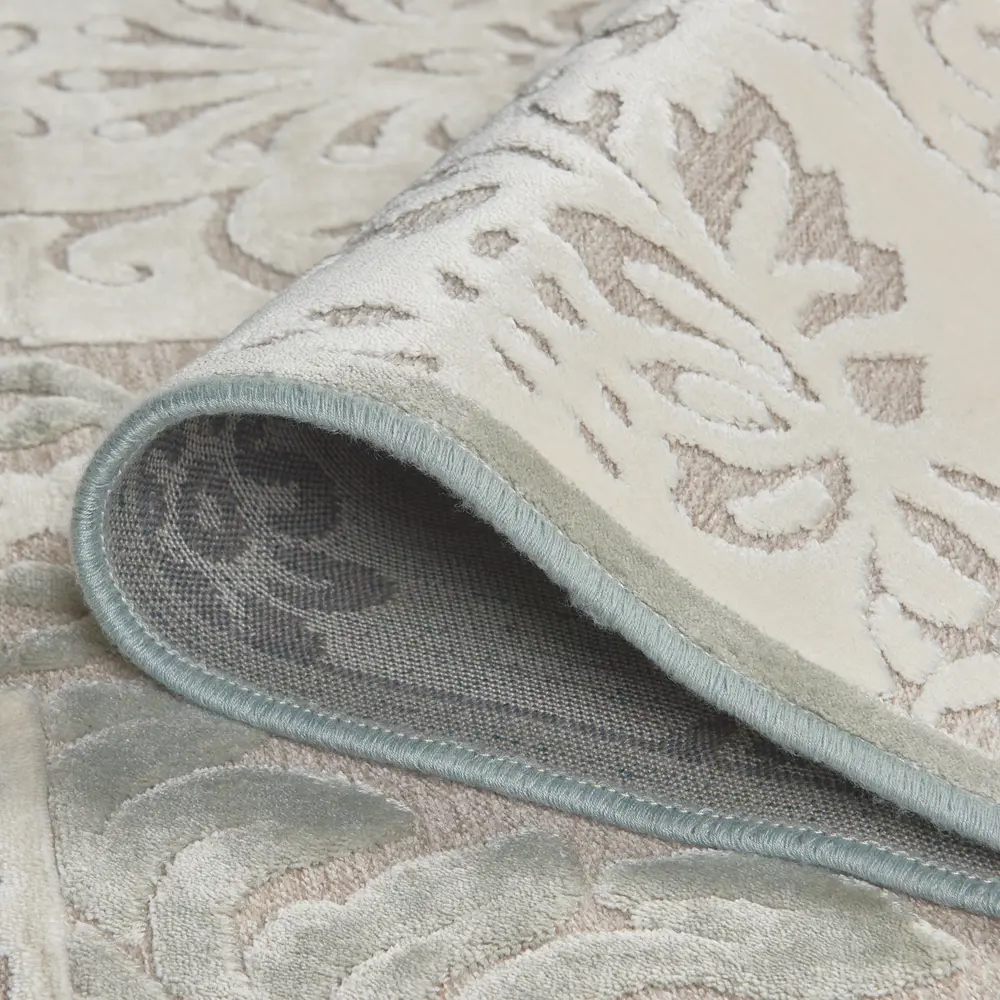 Ковер вискоза GENOVA 009/655590 65x110 см цвет серый/светло-серый RAGOLLE STLM-2064463 - Вид №3