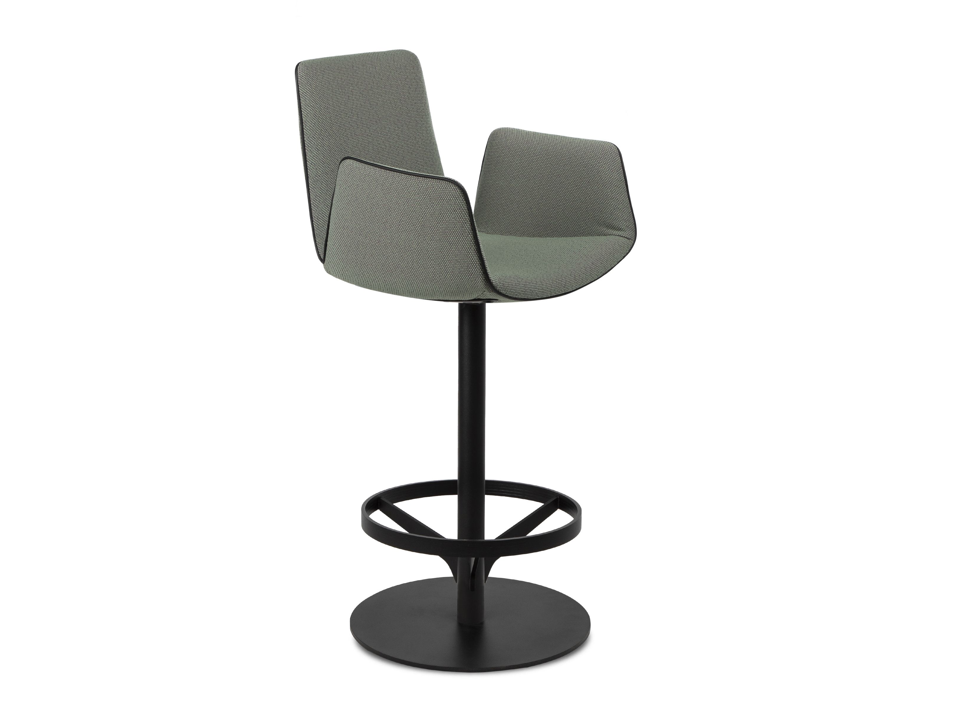 Тканевый кухонный поворотный стул с подлокотниками Freifrau Amelie ARCH-00033936