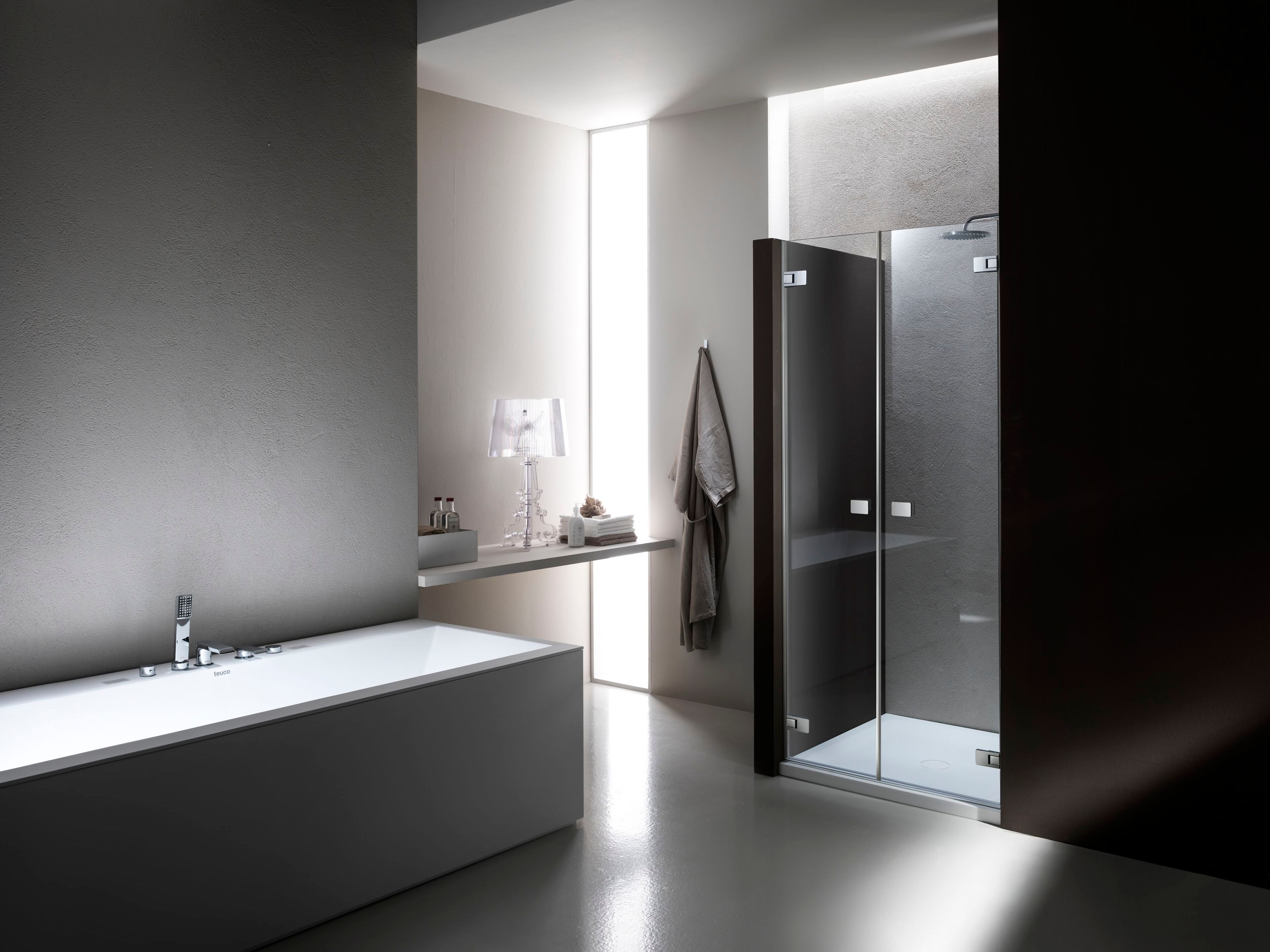 Стеклянная ниша душевая кабина с распашной дверью Provex Industrie X-Line ARCH-00022682 - Вид №1