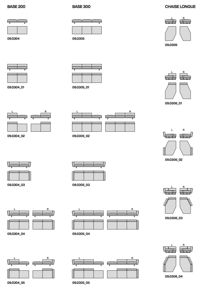 Ткань диван Porada Twenty ARCH-00133423 - Вид №6