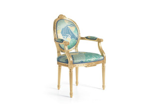 Кресло в стиле Людовика XVI с подлокотниками