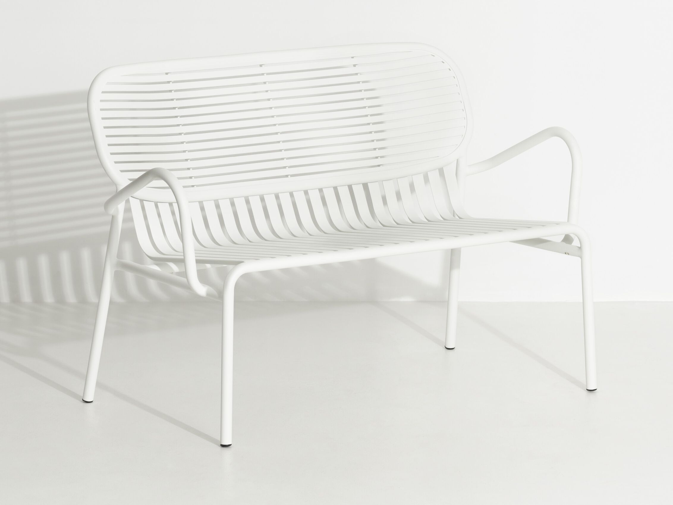 Алюминиевая садовая скамейка с порошковым покрытием с подлокотниками Petite Friture выходные ARCH-00120153 - Вид №12