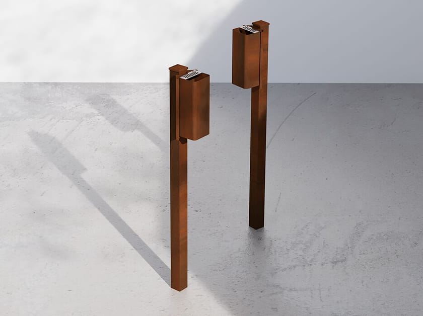 Стальная пепельница для общественных мест с колонной DIMCAR ARCH-00142153