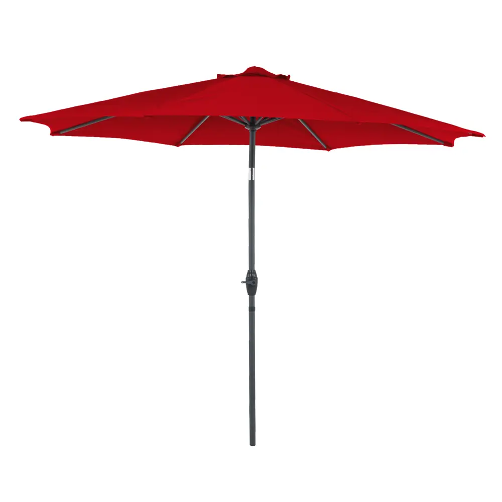 Зонт дачный Naterial 2.9 м тёмно-красный STLM-2155140