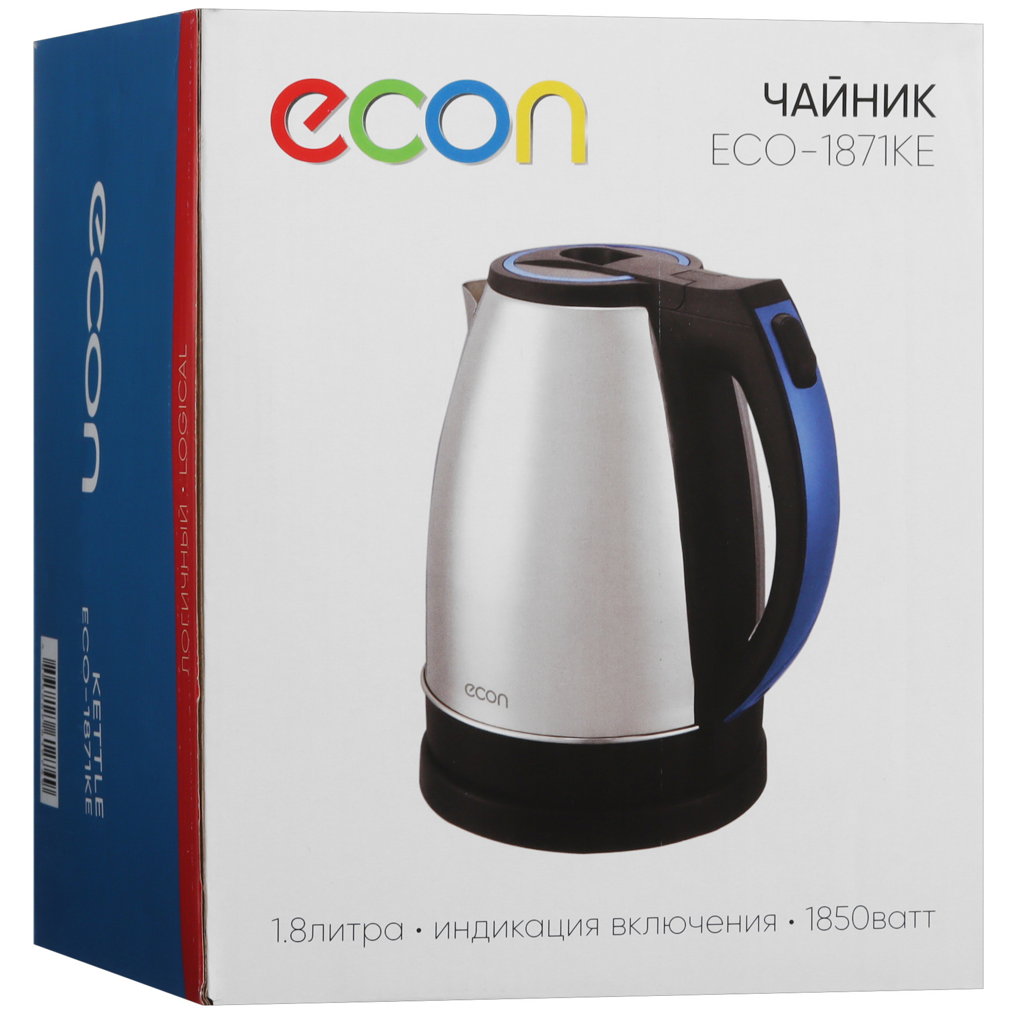 8144967 Электрочайник ECON ECO-1871KE черный STDN-0128805 - Вид №7