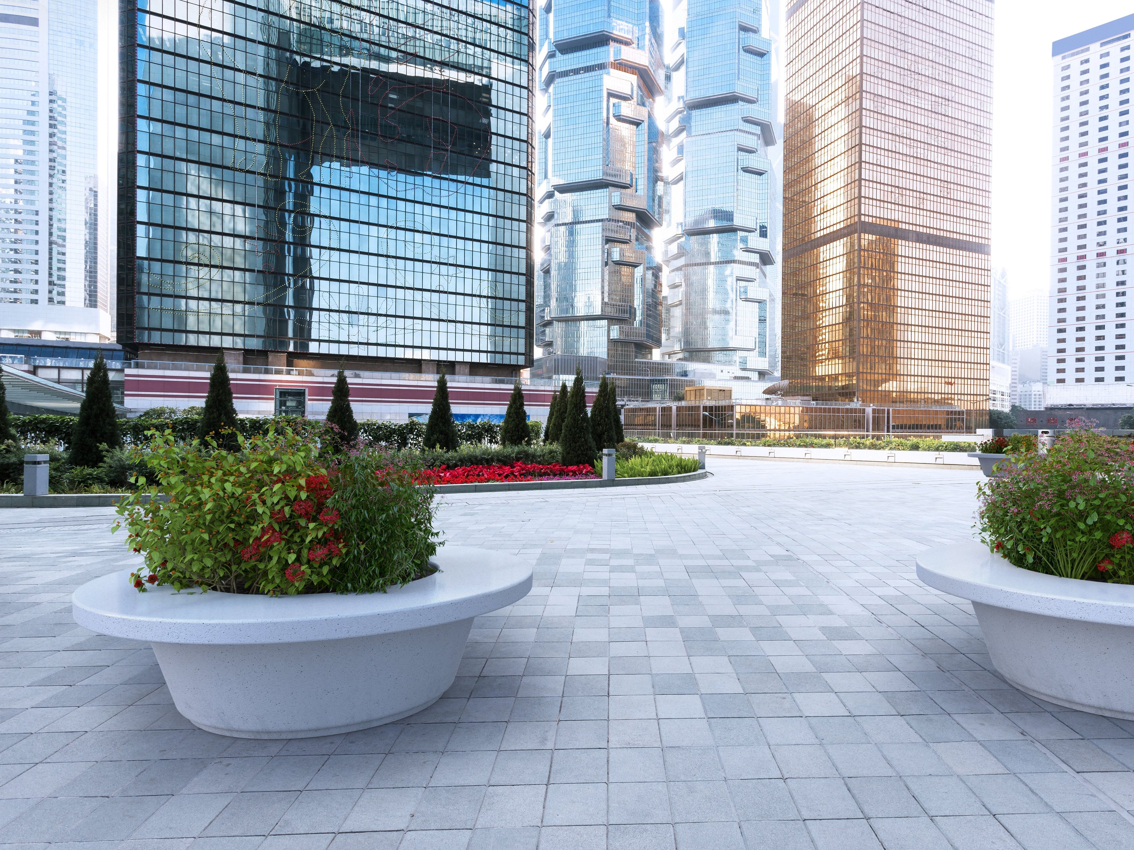 Реконструированный каменный круглый плантатор Bellitalia CLIMB ARCH-00081538