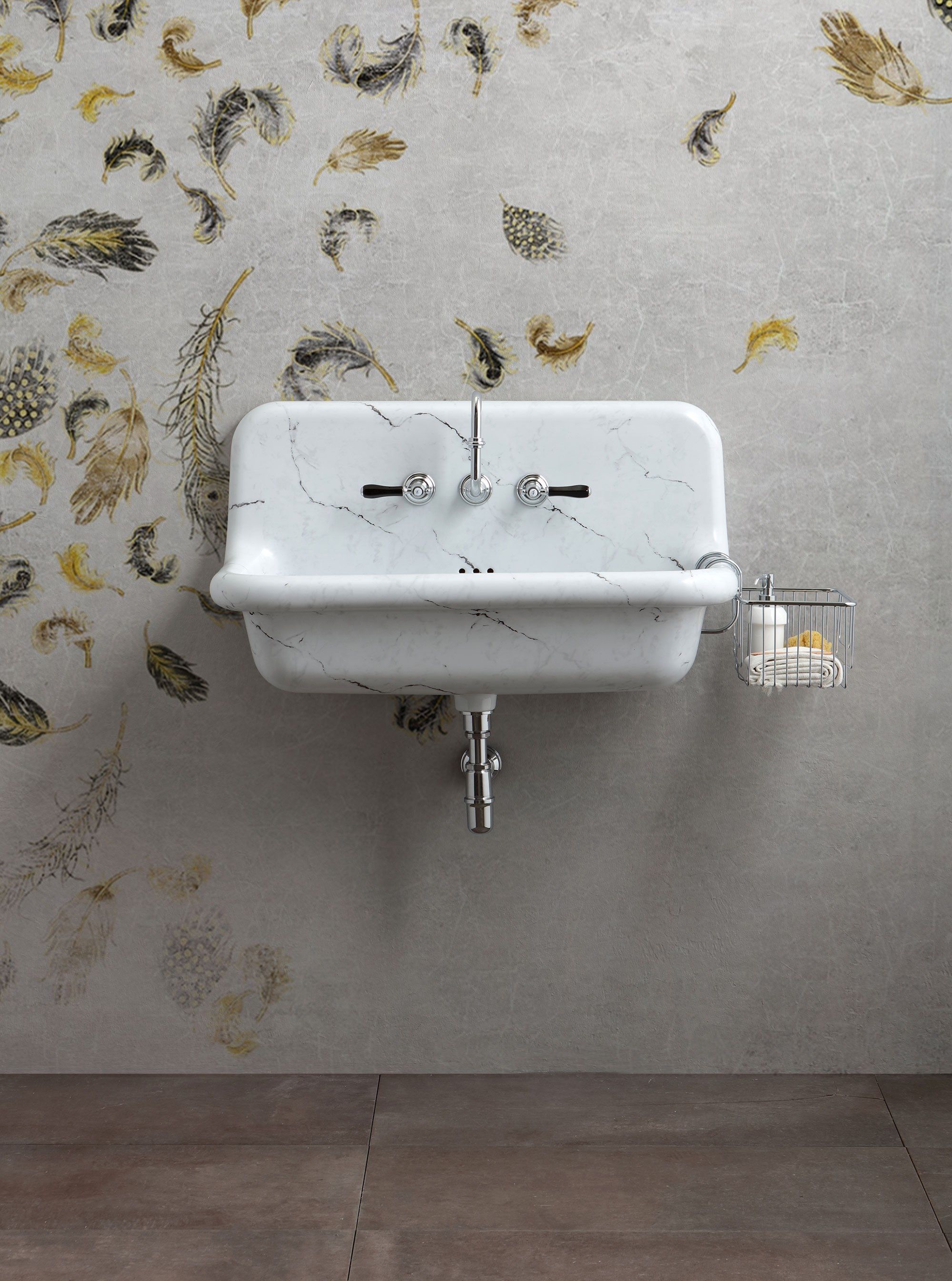 Керамическая прямоугольная подвесная раковина BLEU PROVENCE TrueColors ARCH-00092384 - Вид №17