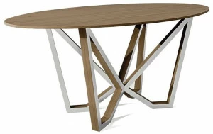 Martini Interiors Овальный обеденный стол из массива дерева