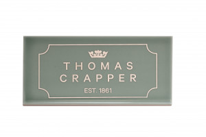 TCTINCG Thomas Crapper Декоративная плитка с логотипом Callinus Green Thomas Crapper