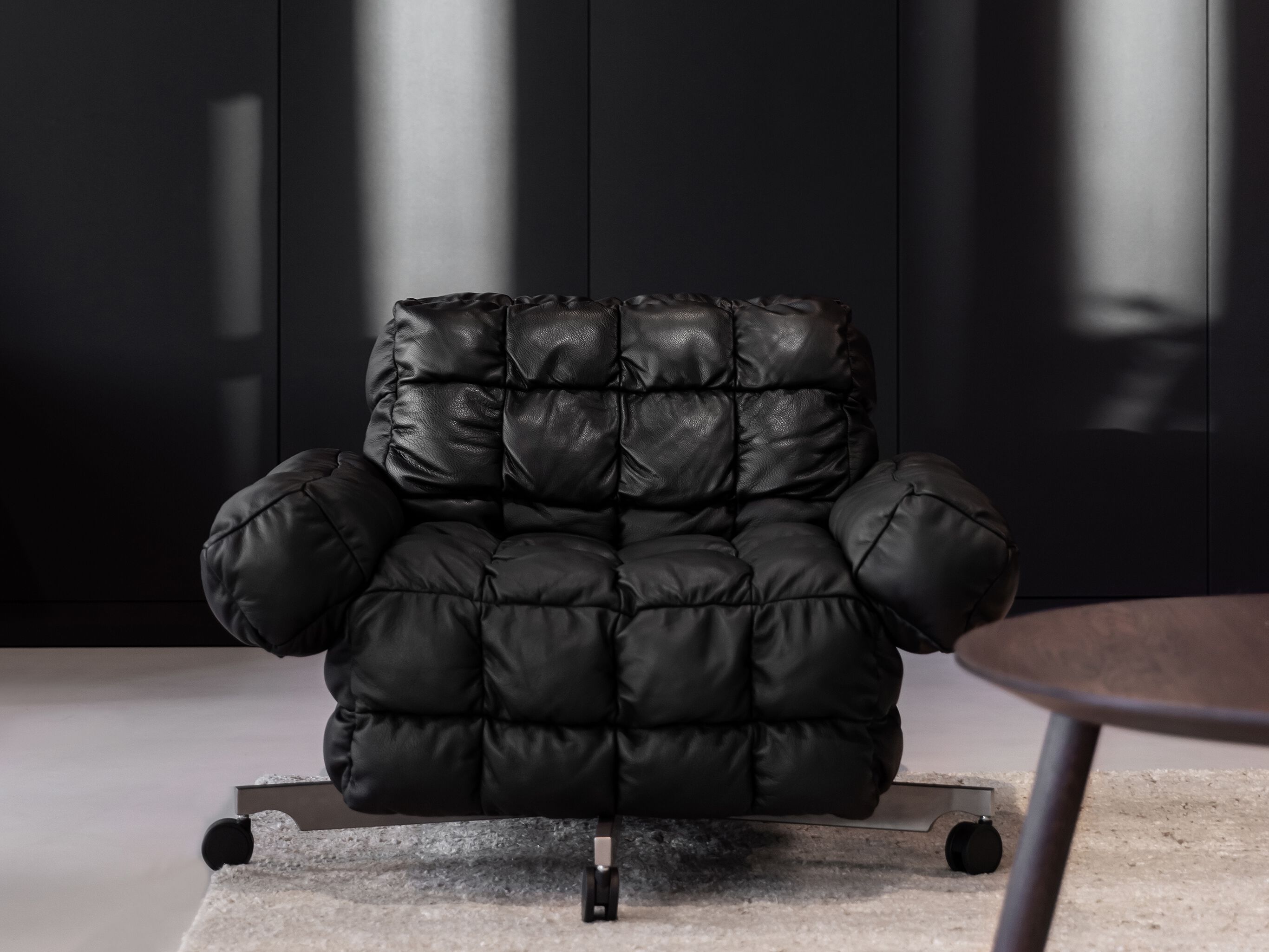 5-спицевое кожаное кресло с колесами Nobonobo парфе ARCH-00142069 - Вид №3