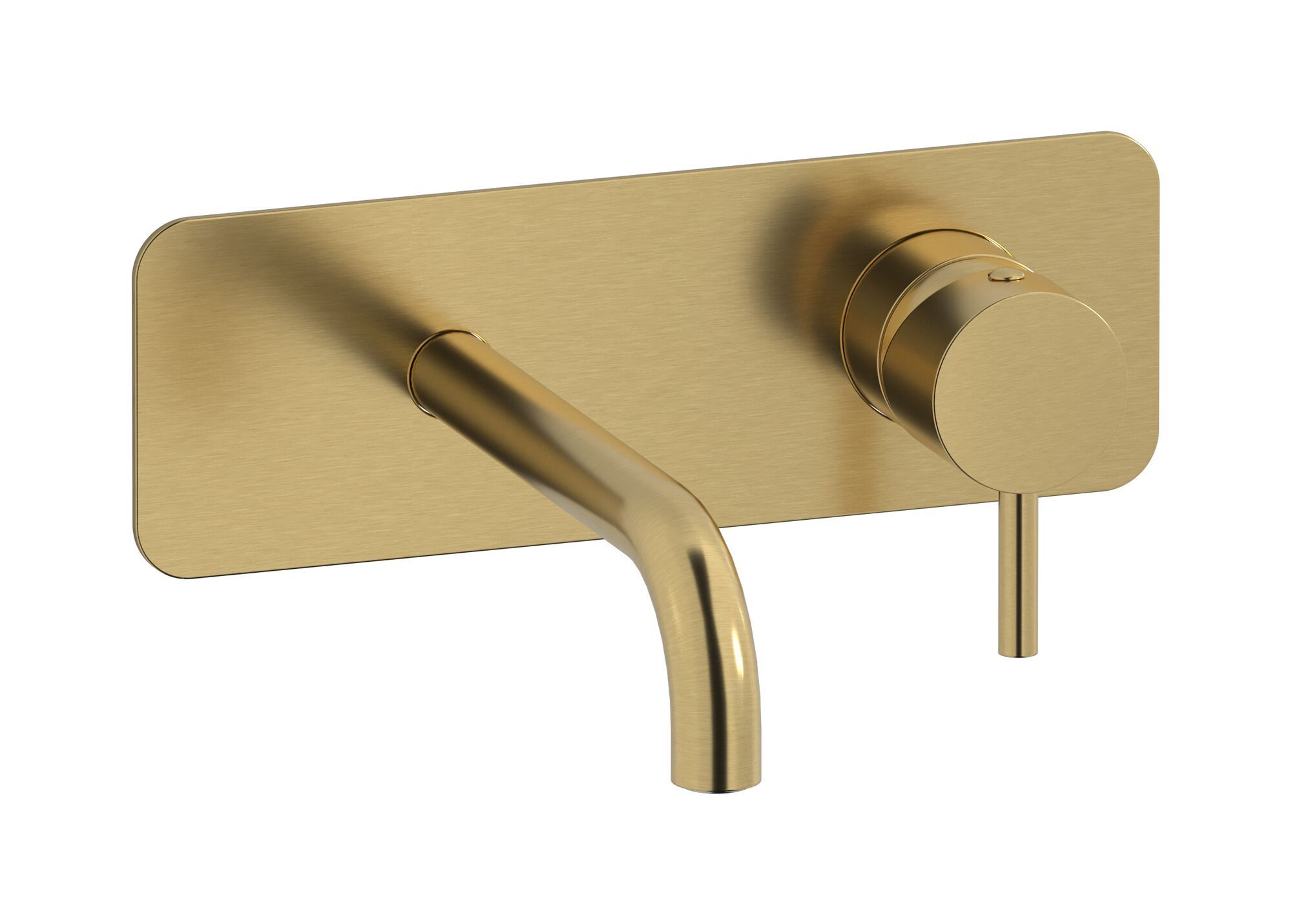 Настенный смеситель для раковины с 2 отверстиями и автоматическим сливом IB Milano Torino ARCH-00009603 - Вид №5