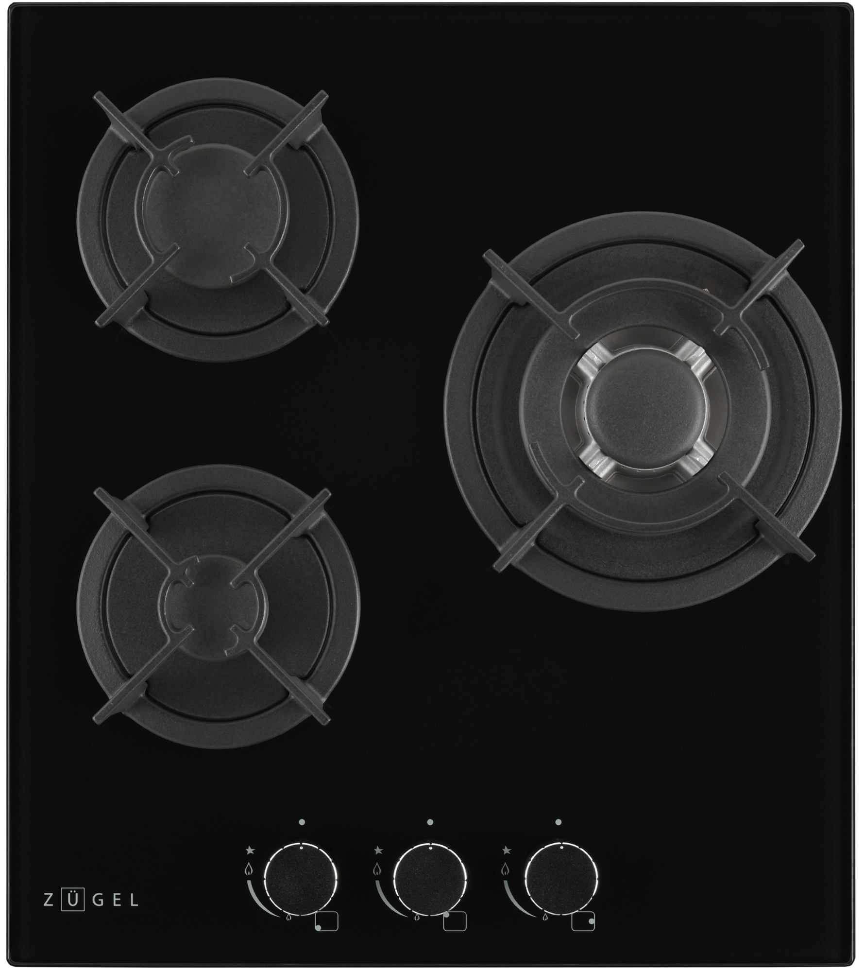 9175440 Газовая варочная поверхность ZUGEL ZGH452B STDN-0044937