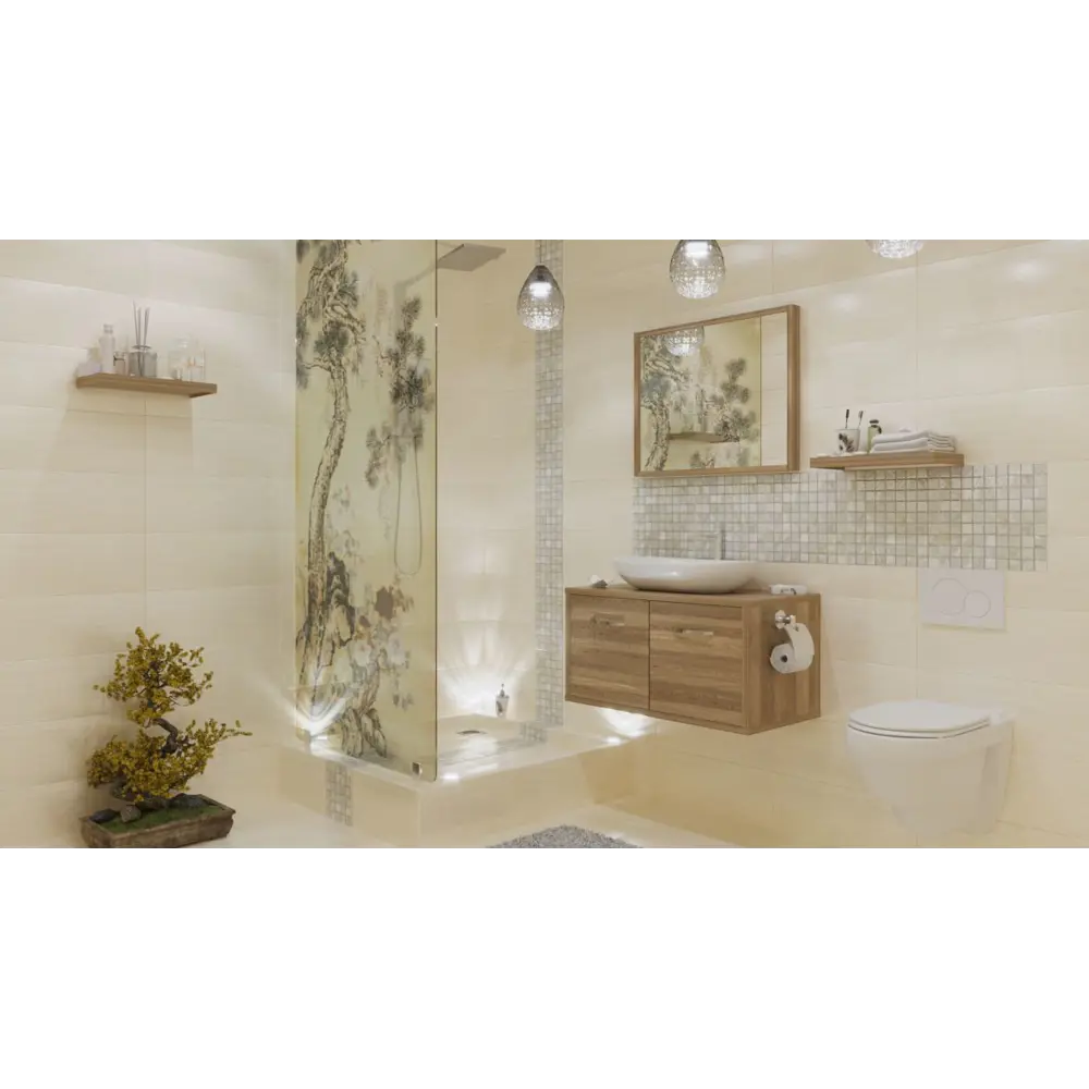 Плитка напольная Marmi Beige 33.3х33.3 см 1.33 м2 цвет бежевый Azori STLM-2075172 - Вид №6