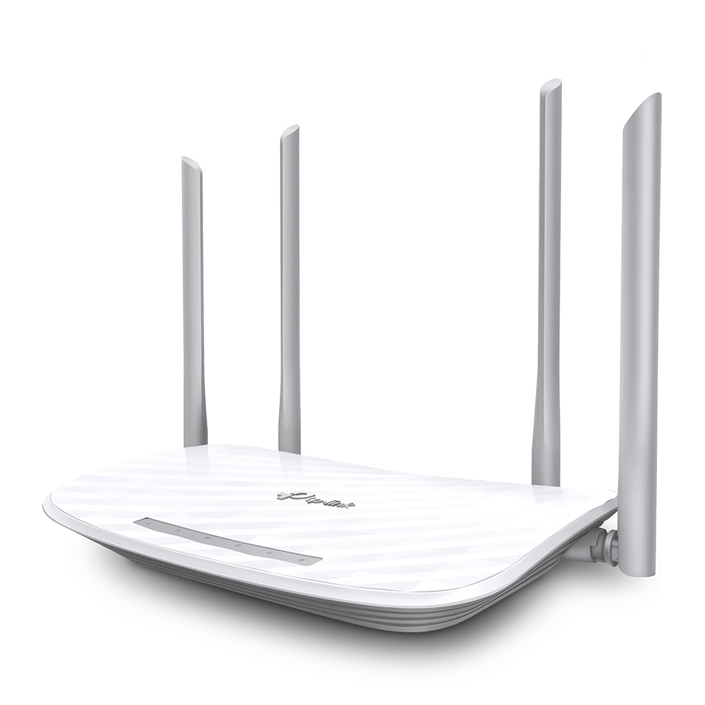Archer A5 Ac1200 wireless dual band router, mediatek, 1 wan + 4 lan ports 10/100 mbps, 4 fixed antennas TP-Link Santreyd  - Вид №1