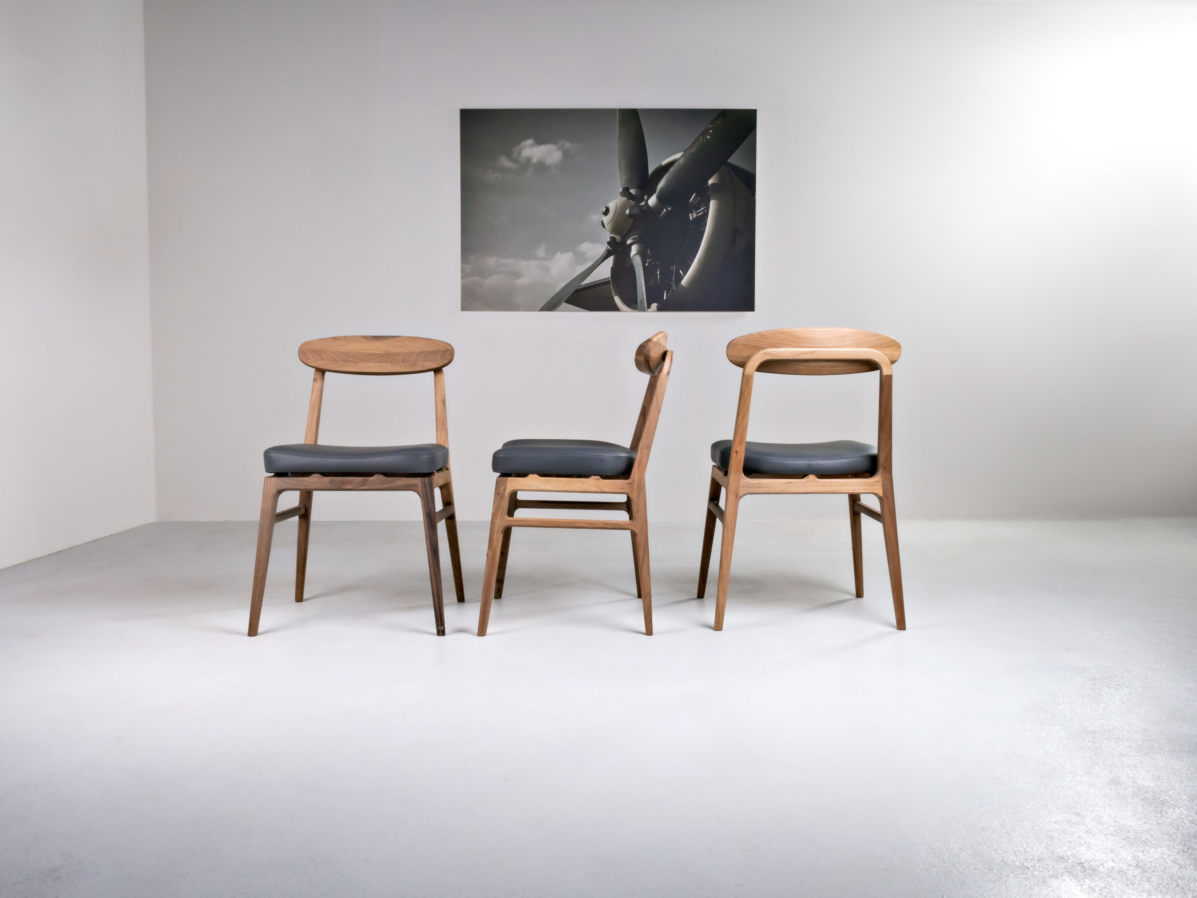 Стул из массива дерева с мягким сиденьем HOOKL und STOOL Labor ARCH-00112954 - Вид №7