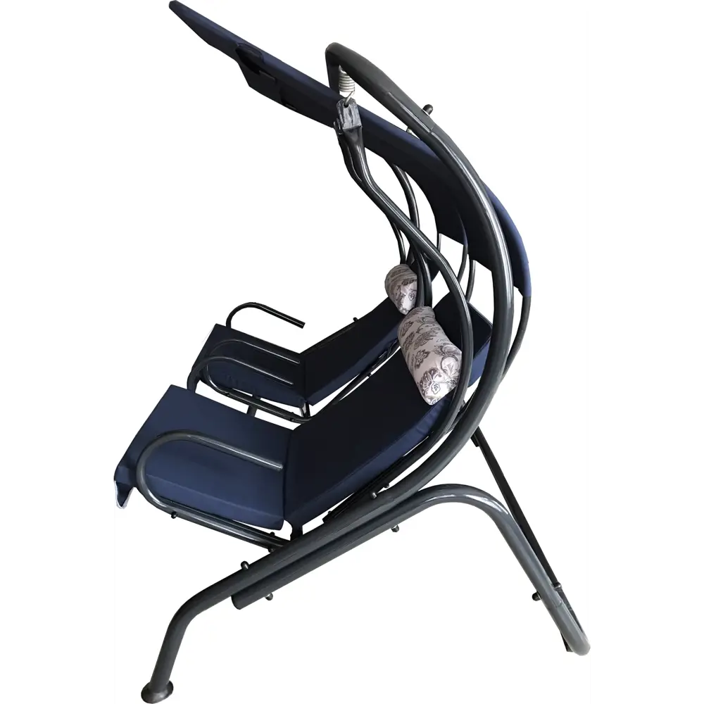 Качели садовые Марио 2-х местные (до 280 кг) черный/ синий Santreyd STLM-2057192 - Вид №4