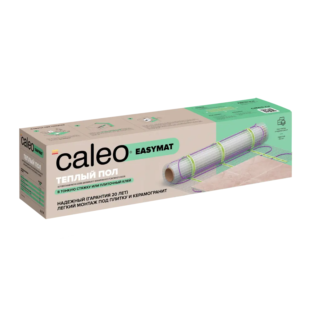 Нагревательный мат для тёплого пола Caleo Easymat 6 м², 840 Вт STLM-2106608 - Вид №1