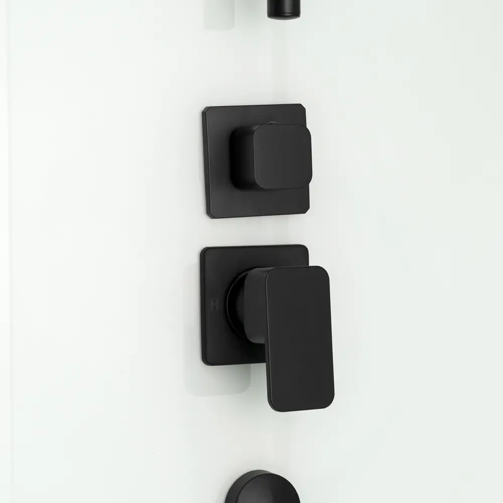 Смеситель для душа KONSENSA Бруклин однорычажный цвет черный STLM-2194685 - Вид №4