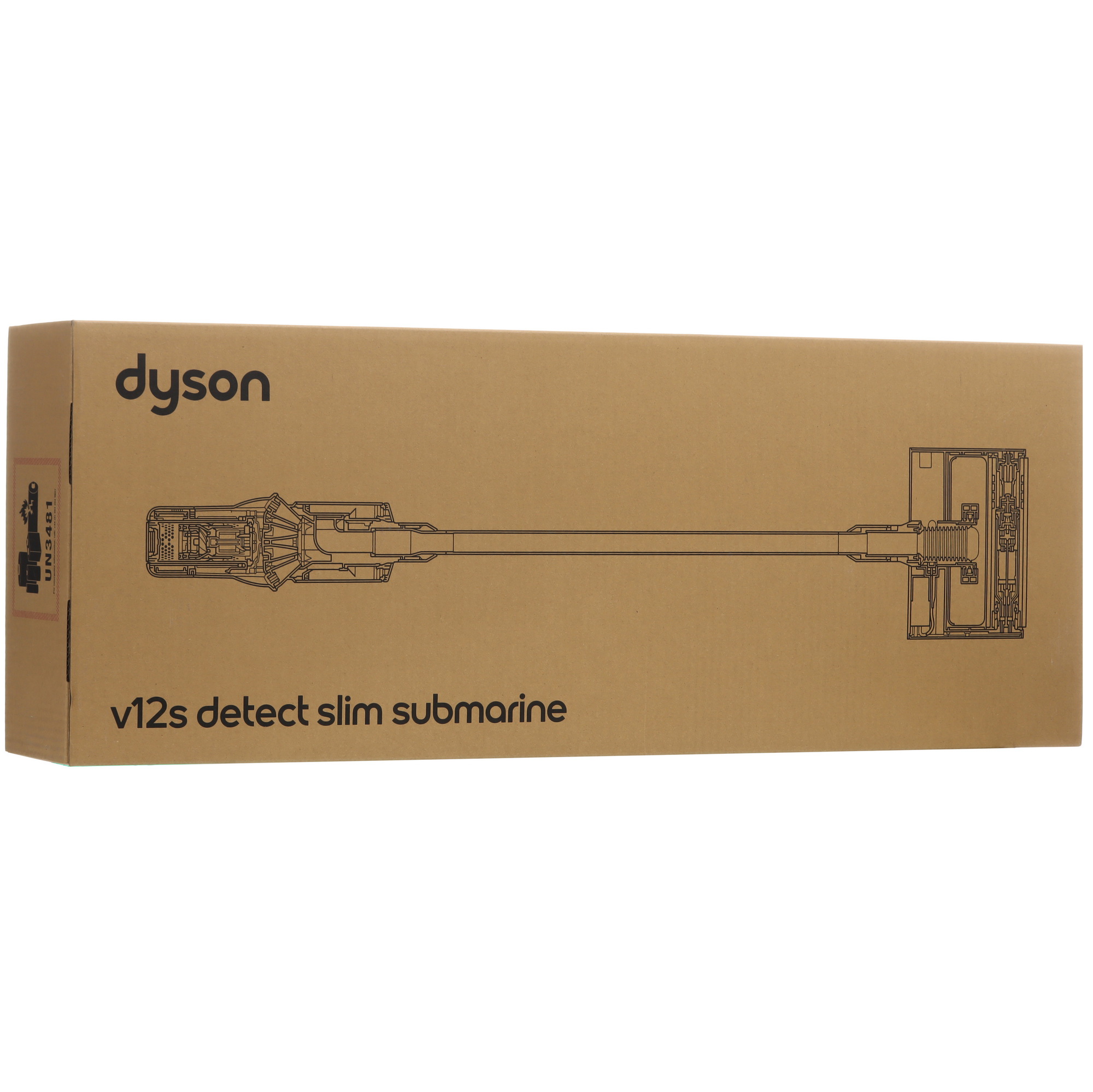 5449810 Моющий пылесос  вертикальный  Dyson V12 Detect Slim Submarine  серебристый STDN-0030168 - Вид №18