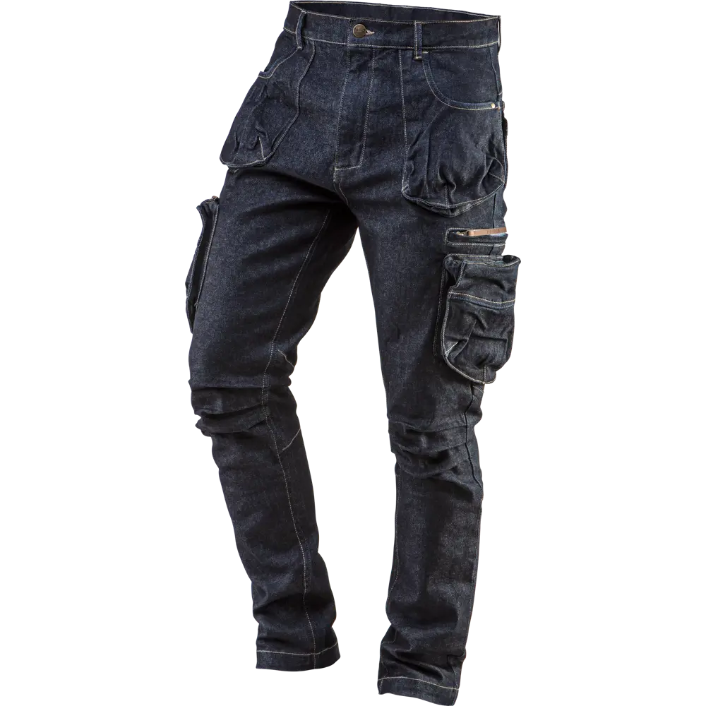 Брюки рабочие 5 карманов Neo Tools Denim темно-синие размер XXL рост 180 84789480 STLM-2135333 