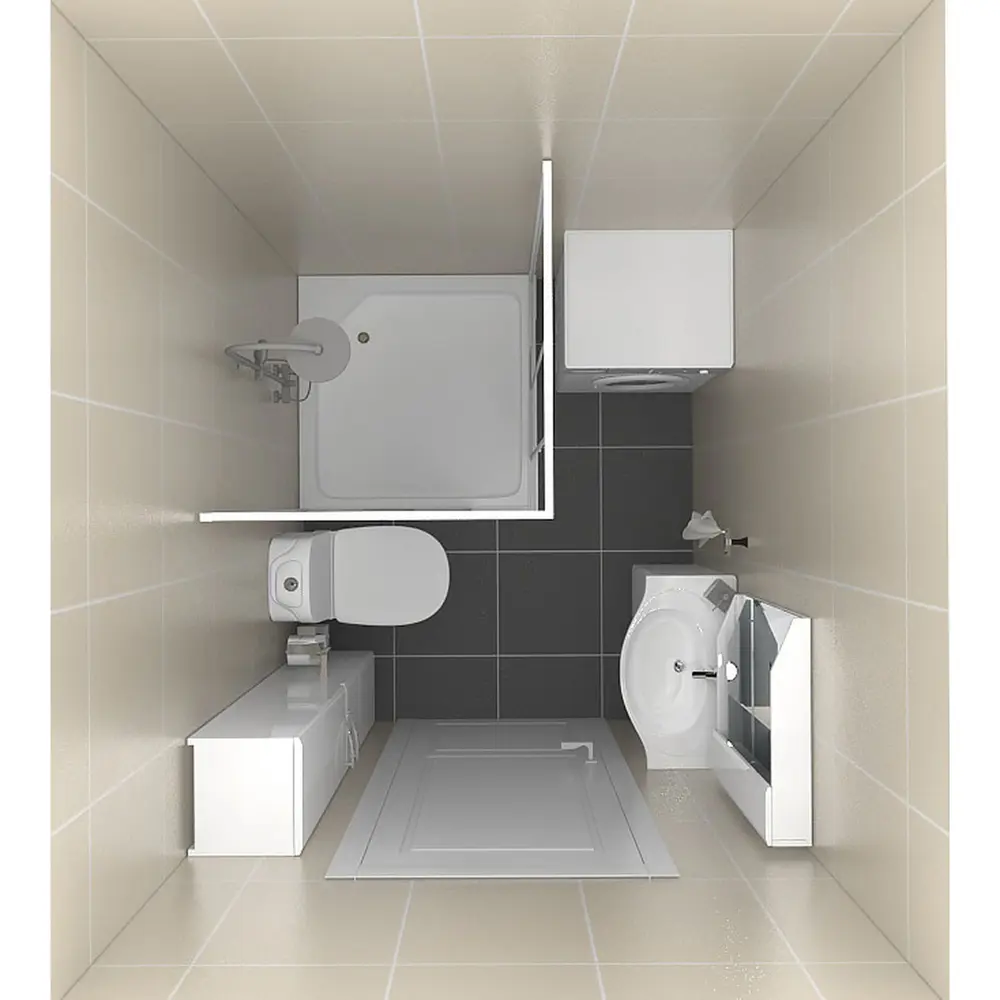 Душевая ширма Sensea Nerea прямоугольная 70-80х95-100 см Без серии STLM-2164622 - Вид №2