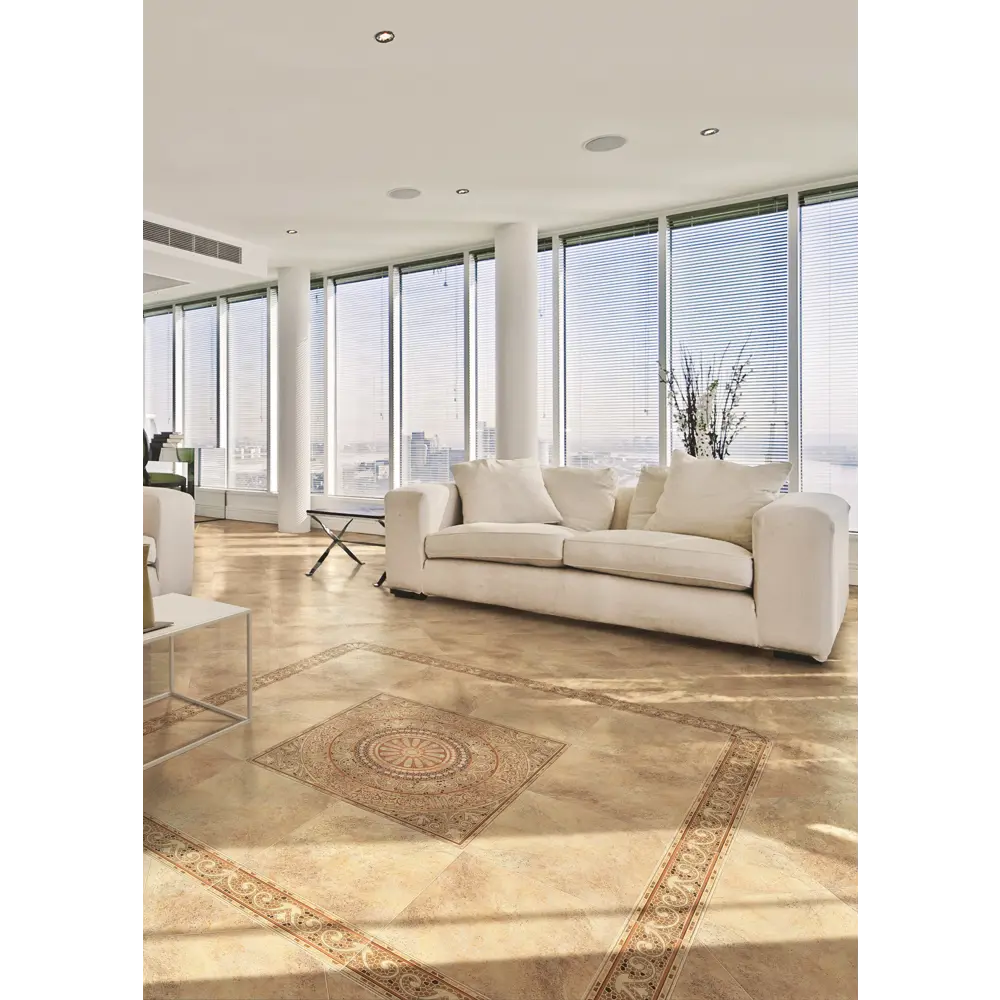 Бордюр напольный LB Ceramics Тенерифе 14x45 см матовый цвет бежевый STLM-2199464 - Вид №3