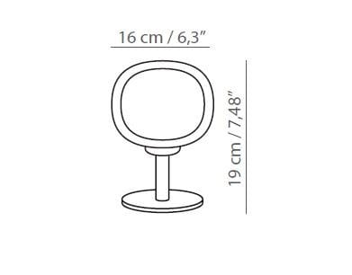 Прикроватная лампа из боросиликатного стекла Tooy Nabila ARCH-00150035 - Вид №1