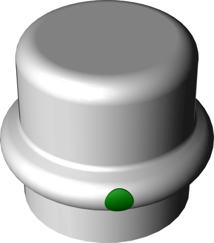 452 872 Модель 2356 Трубопроводные системы  Sanpress Inox  Декоративные заглушки, заглушки Santreyd  - Вид №2