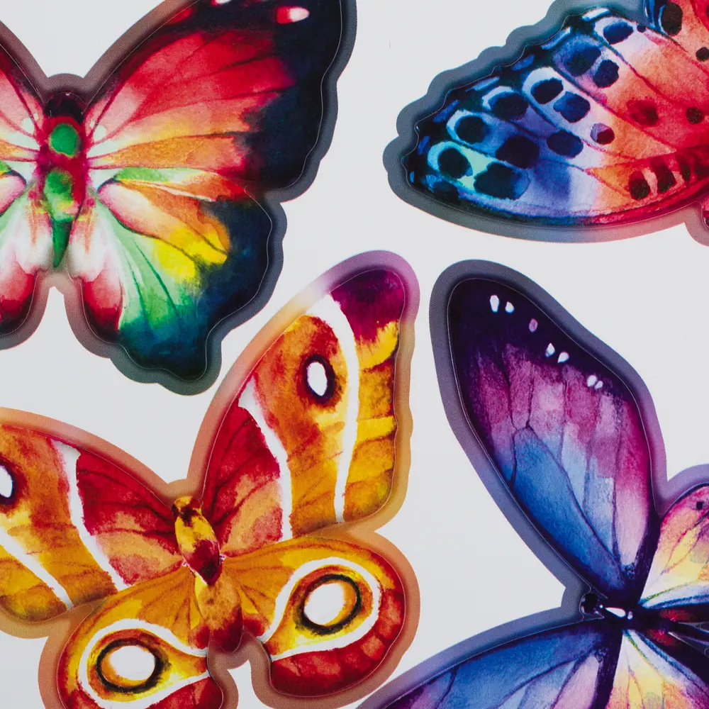 Наклейка «Акварельные бабочки» Декоретто S Santreyd STLM-2161146 - Вид №1