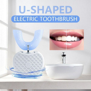 52386 Электрическая зубная 3D нано-щетка U Sharp Lazy с эффектом отбеливания Beauty Star