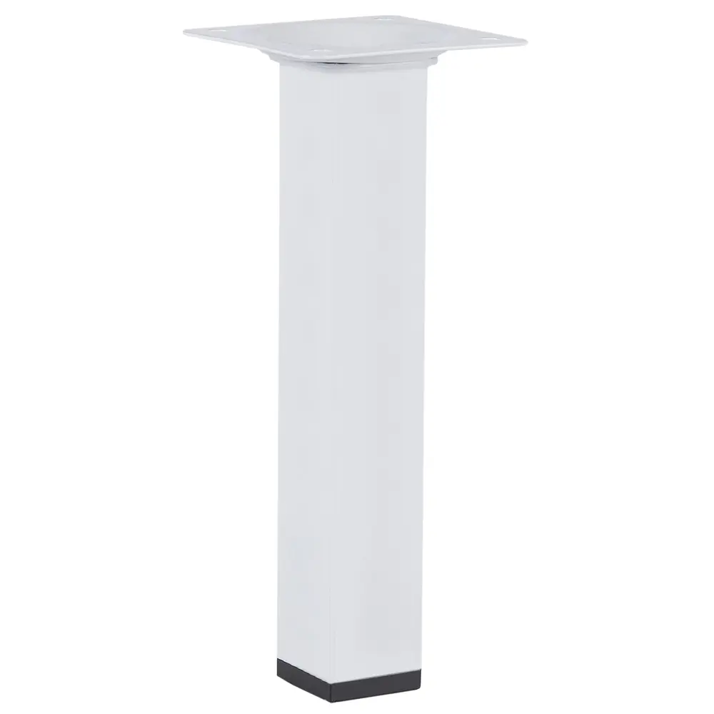 Ножка для мебели квадратная 25x25x200 мм металл белая 89380780 STLM-2103532 Santreyd 