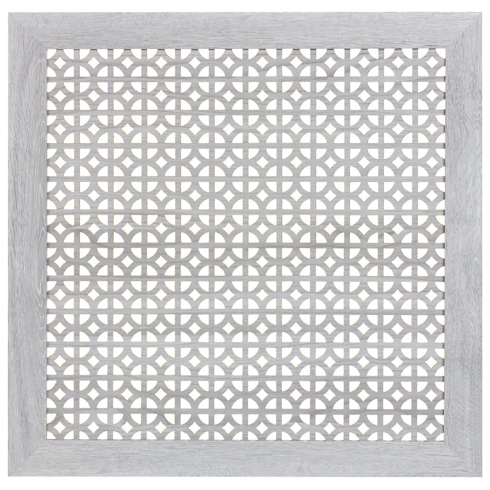 ЛАЙТ Экран для радиатора «Сусанна» 60×60 см в оттенке дуб серый 18732656 STLM-1014259