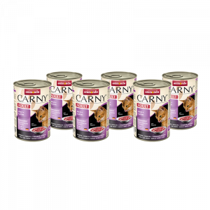 ПР0045428*6 Корм для кошек Carny Adult говядина, ягнёнок конс. 400г (упаковка - 6 шт) Animonda