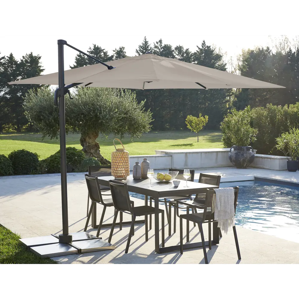 Зонт BEGINIA Aura 286x286 см бежевый STLM-2172065 - Вид №10