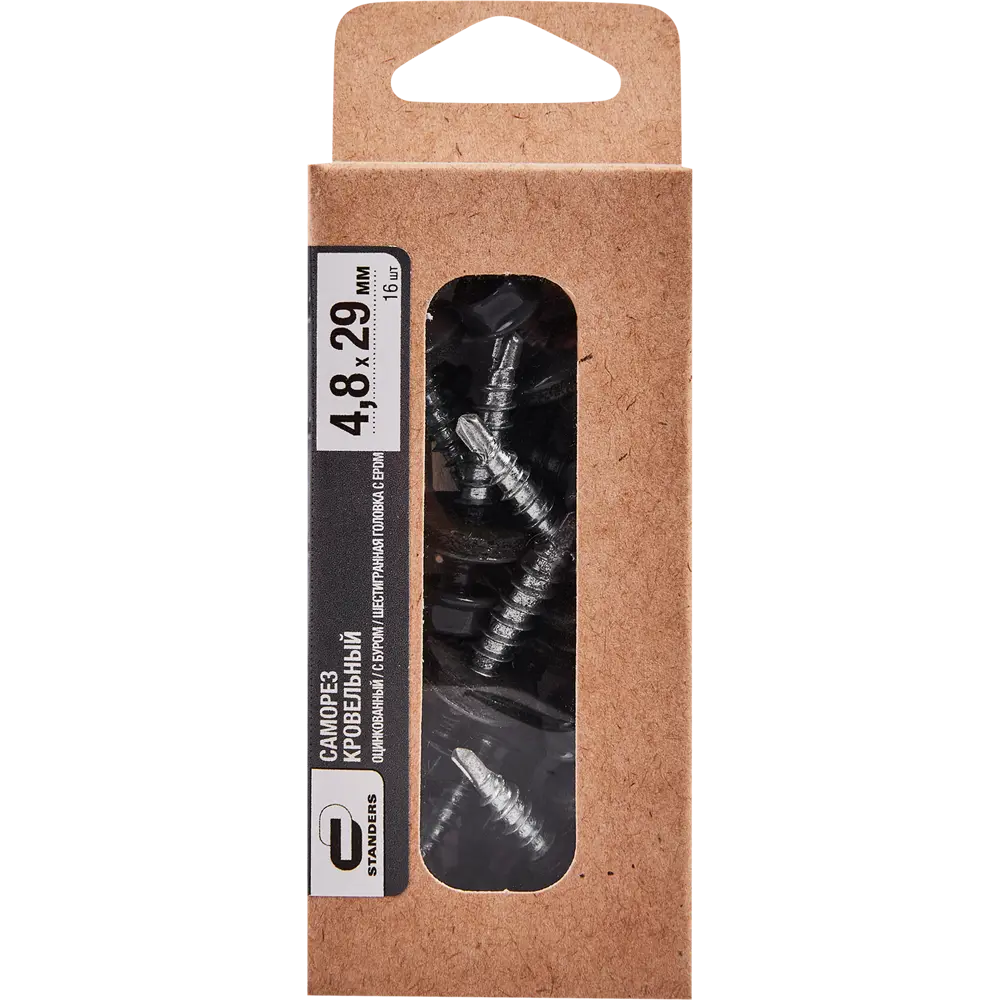 Кровельные саморезы Standers с буром для металлочерепицы и профнастила 89213006 STLM-1521036 - Вид №3