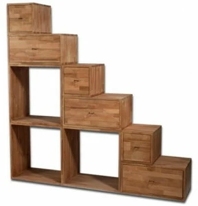 Cinius Книжный шкаф / лестница из массива дерева Yen