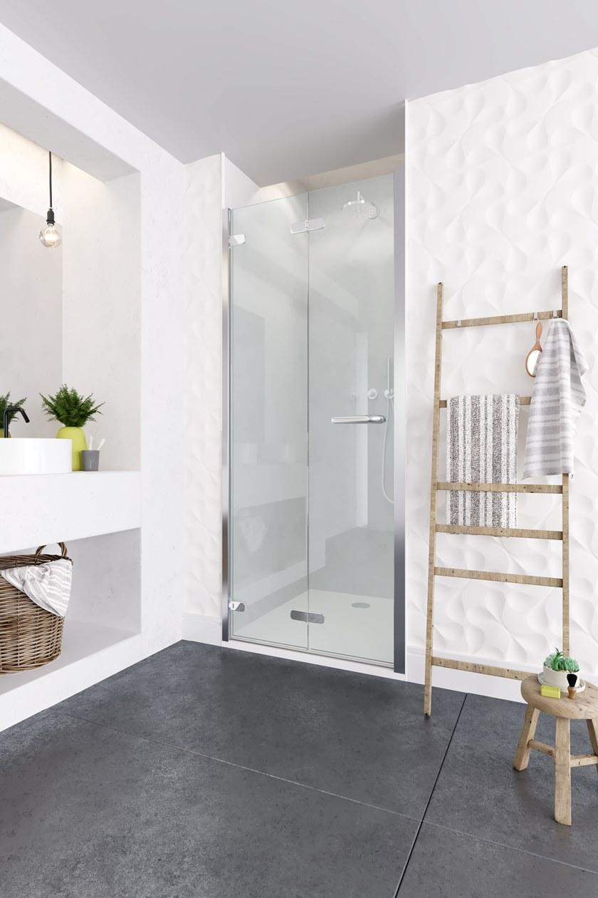 Flair Showers Складная стеклянная дверь для душа Oro Orobf90sc - Вид №1