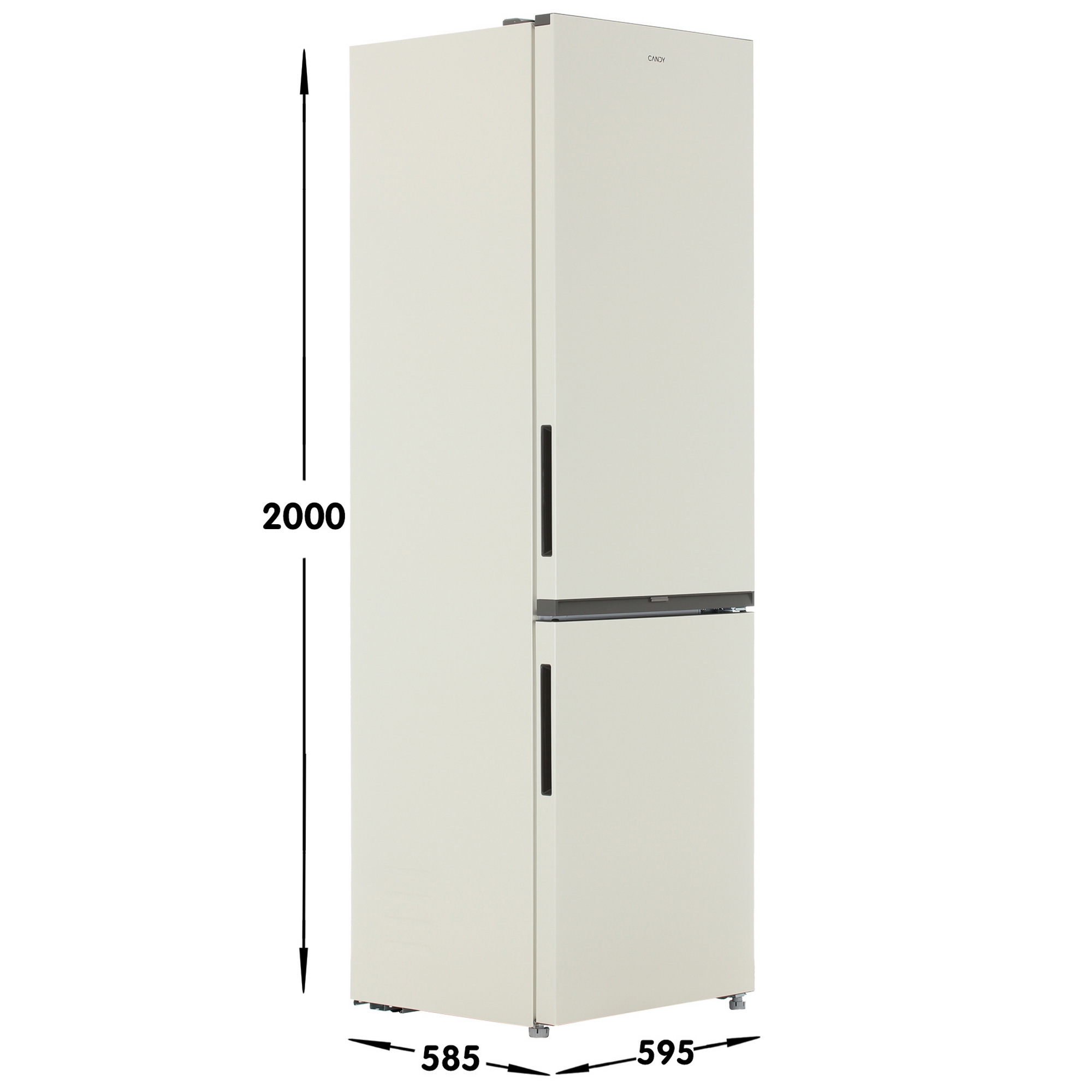 9248217 Холодильник с морозильником   Candy CFN6200C бежевый STDN-0041853 - Вид №6